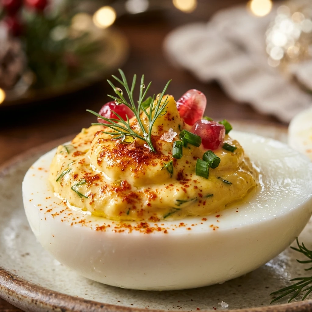 Holiday Deviled Eggs