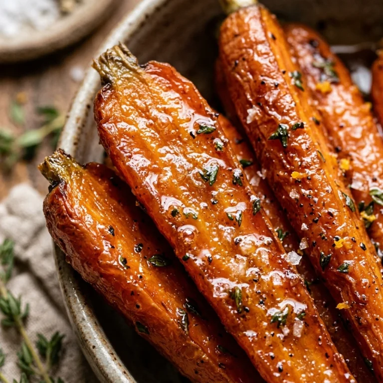Sweet and Savory Glazed Carrots