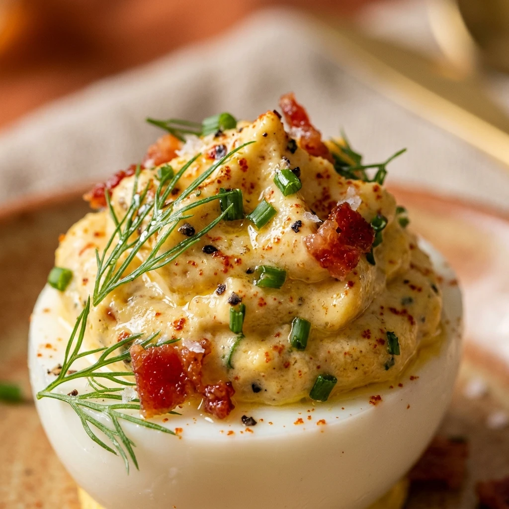 Thanksgiving deviled eggs