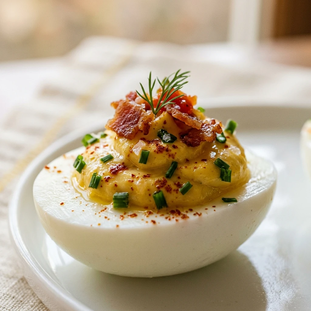 Thanksgiving Deviled Eggs